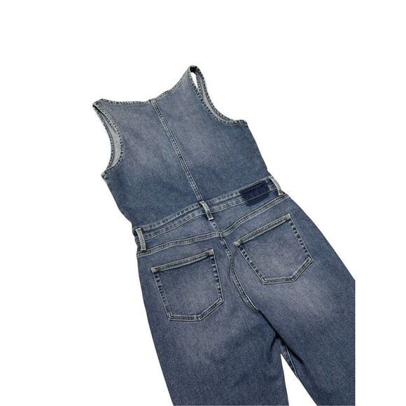 Women’s ETICA X ANTHROPOLOGIE Ivy denim jumpsuit size medium - Picture 9 of 14